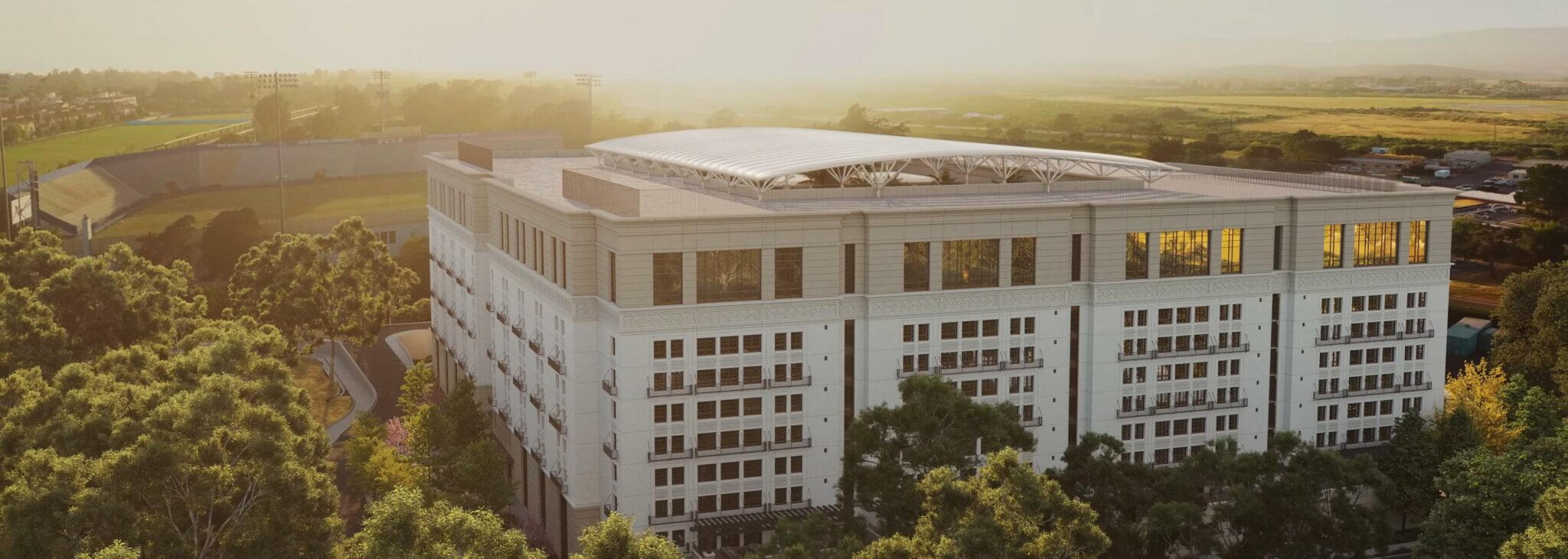 UCSB announced plans to construct new student housing, dubbed San Benito Housing, following the dissolution of the Munger Hall housing project. (UCSB)